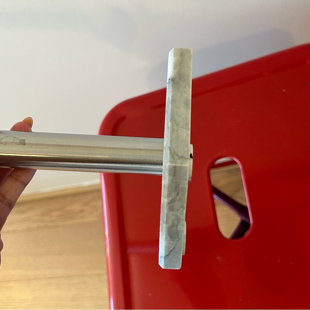 Stainless Steel & Marble Paper Towel Holder - Picture 9 of 9